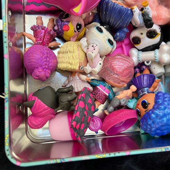 SHINE BRIGHT Tin Lunch Box. Pre-Owned. Filled with Shine Bright little toys. - Picture 5 of 11